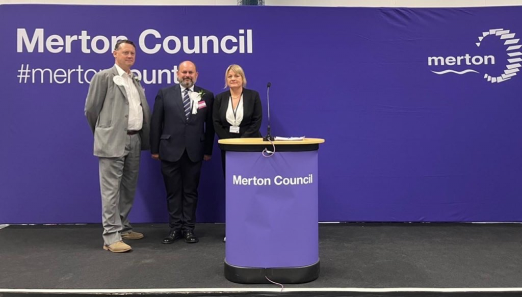 Merton Park Ward Councillors elected in 2022, Cllr Edward Foley & Cllr Stephen Mercer
